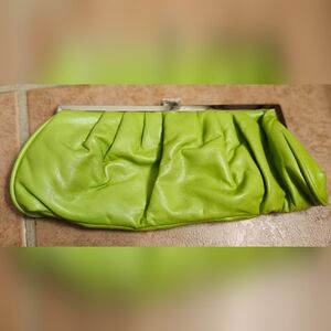 Lime Green Clutch Bag